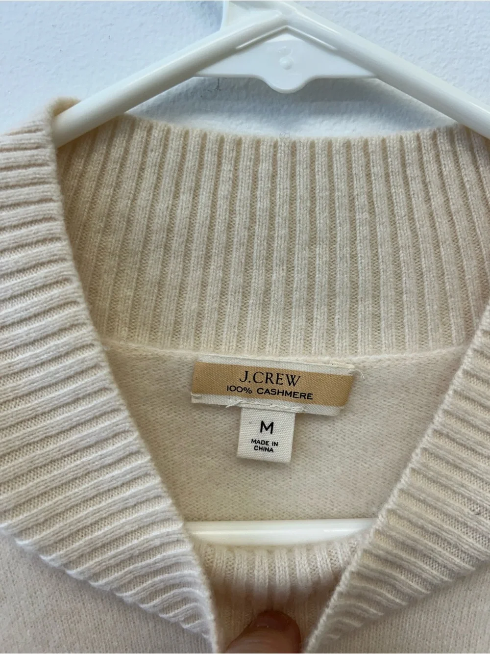 J. Crew lightweight cream